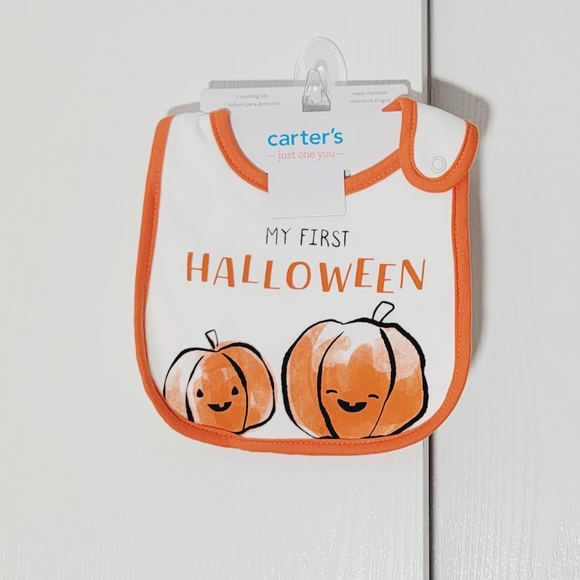 COPY - Carter's My First Halloween Bib NEW - Picture 1 of 1